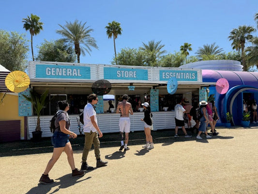 Festi Essentials onsite general store at music festival