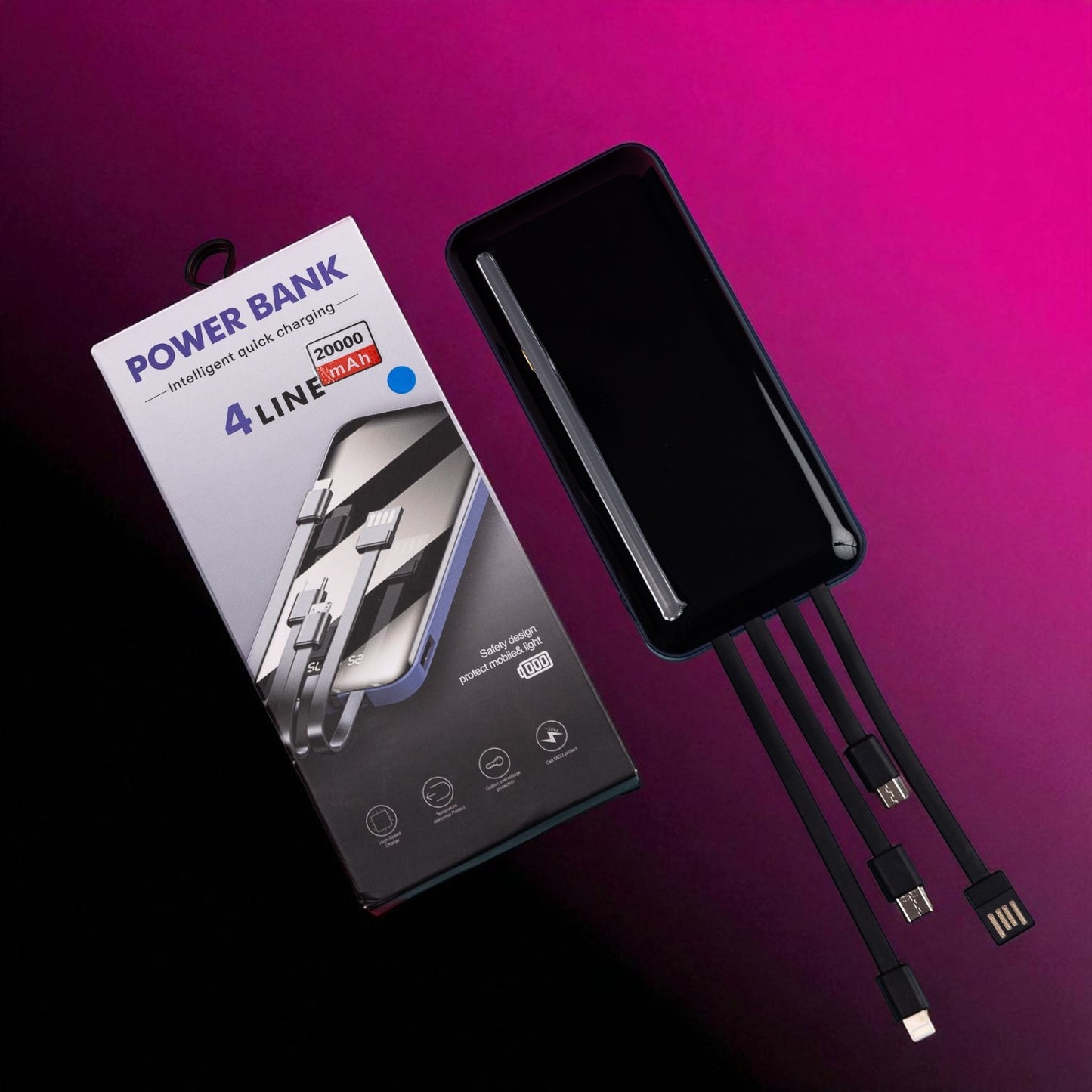 Never miss a moment or loose contact with your friends by using this power bank