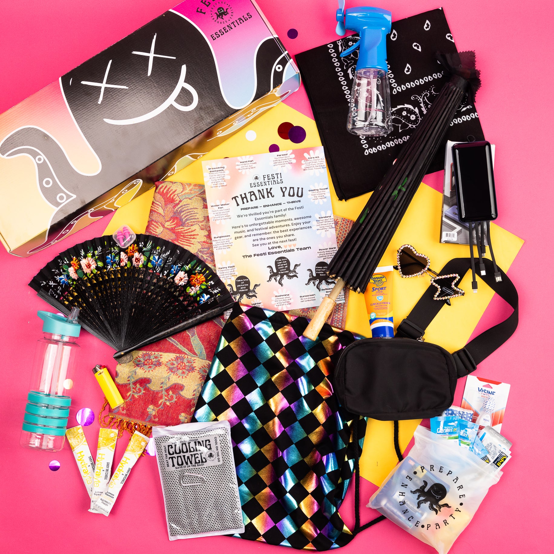 The Ultimate Kit for festival preparation